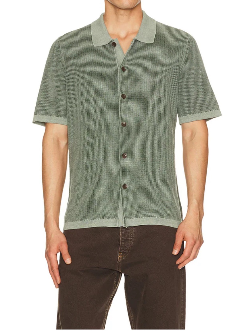 Faherty Short Sleeve Sunwahsed Sweater shirt